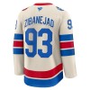 Miesten NHL New York Rangers Pelipaita 2025-26 Fanatics Premium Mika Zibanejad Winter Classic Valkoinen